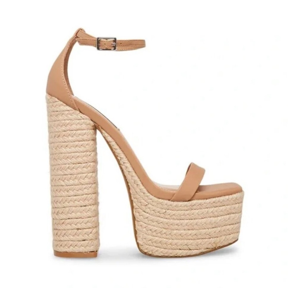Elegant Tan Platform Sandals